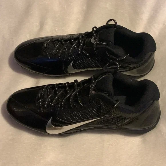 NIKE Alpha Pro Black Size 15 Cleats - Picture 1 of 16